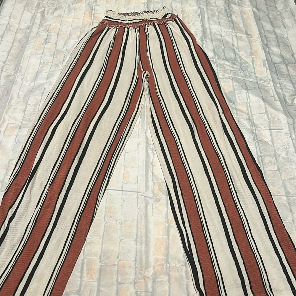 Love tree linen pants